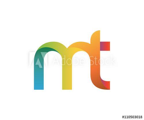 MT Logo - Colorful Letter M T Logo this stock vector and explore similar