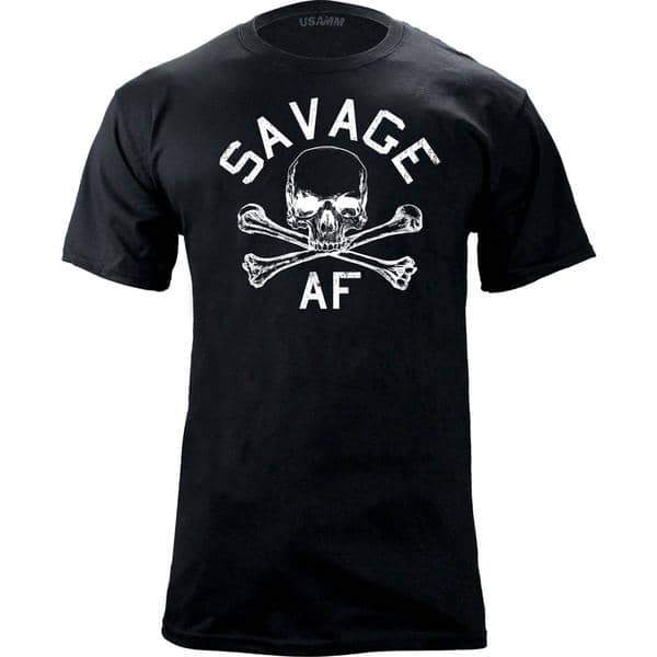 Savage Af Logo - Savage AF Graphic T-Shirt | USAMM