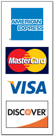Vertical Credit Card Logo - Package Of 20 Point Of Sale Accepted Credit Card Logos Decals