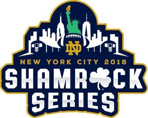 University of Notre Dame Logo - Shamrock Series // About // Game Day // University of Notre Dame