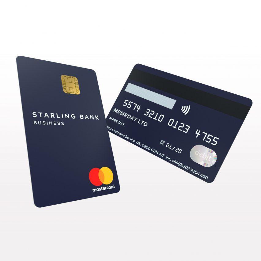 Vertical Credit Card Logo - Starling bank launches vertically orientated debit card