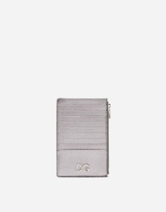 Vertical Credit Card Logo - Card Holder with Logo - Women's Accessories | Dolce&Gabbana
