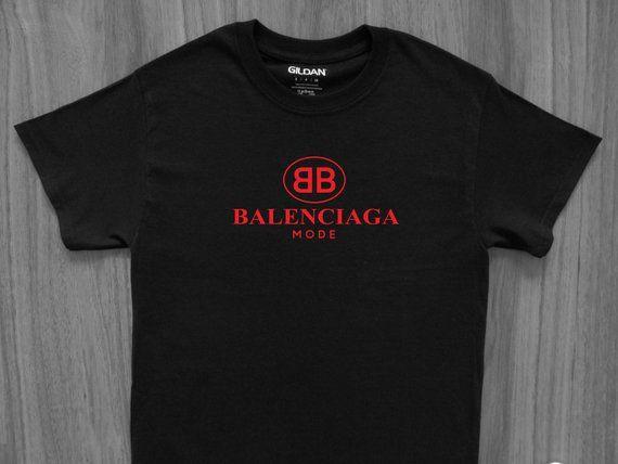 CDG Blue BAPE Logo - Balenciaga BB Mode T-Shirt Campaign Bernie Off-White Bape | Etsy