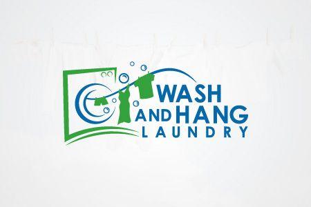 Laundry Logo - Wash And Hang Laundry Logo Design by QousQazah in Dubai UAE