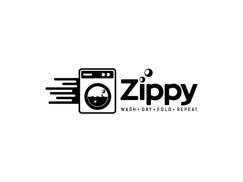 Laundry Logo - Zippy Laundry Logo Design by Ashok Kumar | Dribbble | Dribbble