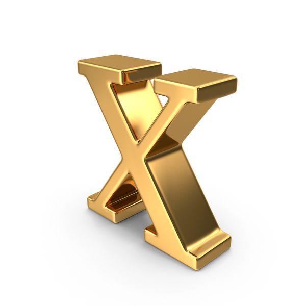 Gold X Logo - Gold Small Letter X PNG Images & PSDs for Download | PixelSquid ...