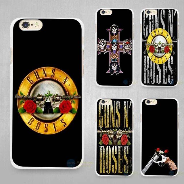 Guns N' Roses 6 Logo - guns n roses Hard White Cell Phone Case Cover for Apple iPhone 4 4s ...