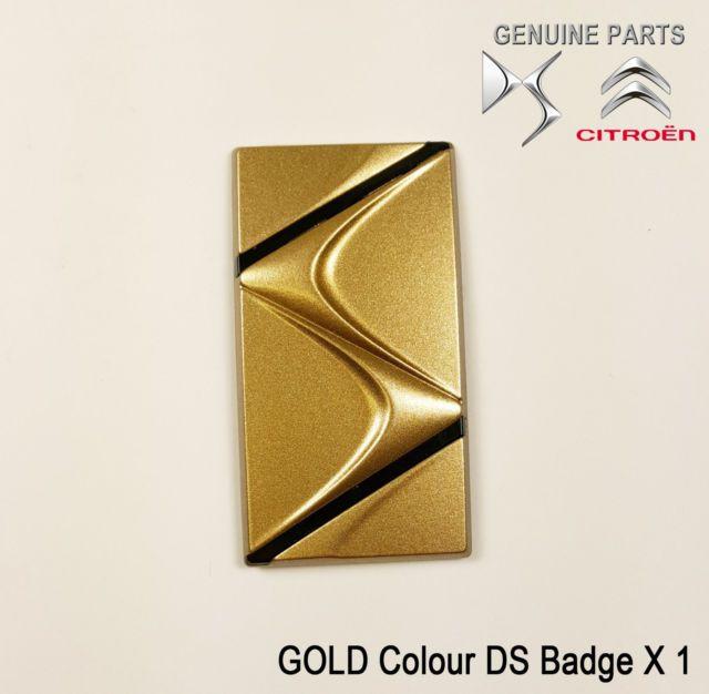 Gold X Logo - CITROEN Ds5 Front Bonnet Badge Logo Emblem Golden Gold Genuine X 1 ...