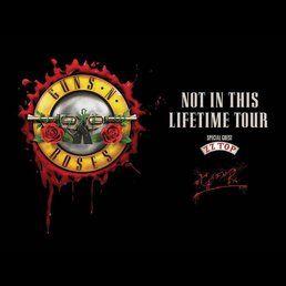 Guns N' Roses 6 Logo - GUNS N' ROSES NOT IN THIS LIFETIME TOUR 2017