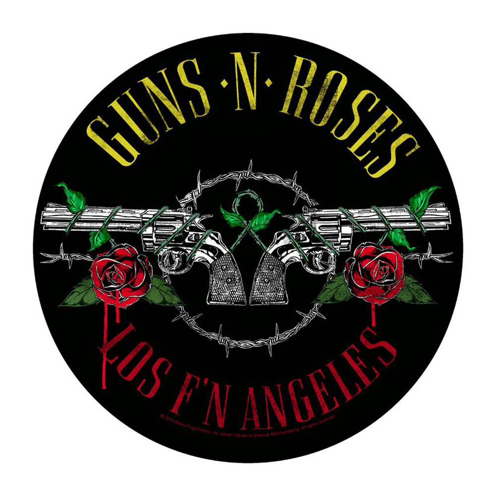 Guns N' Roses 6 Logo - Planet Rock | Los F'n Angeles | Guns N Roses