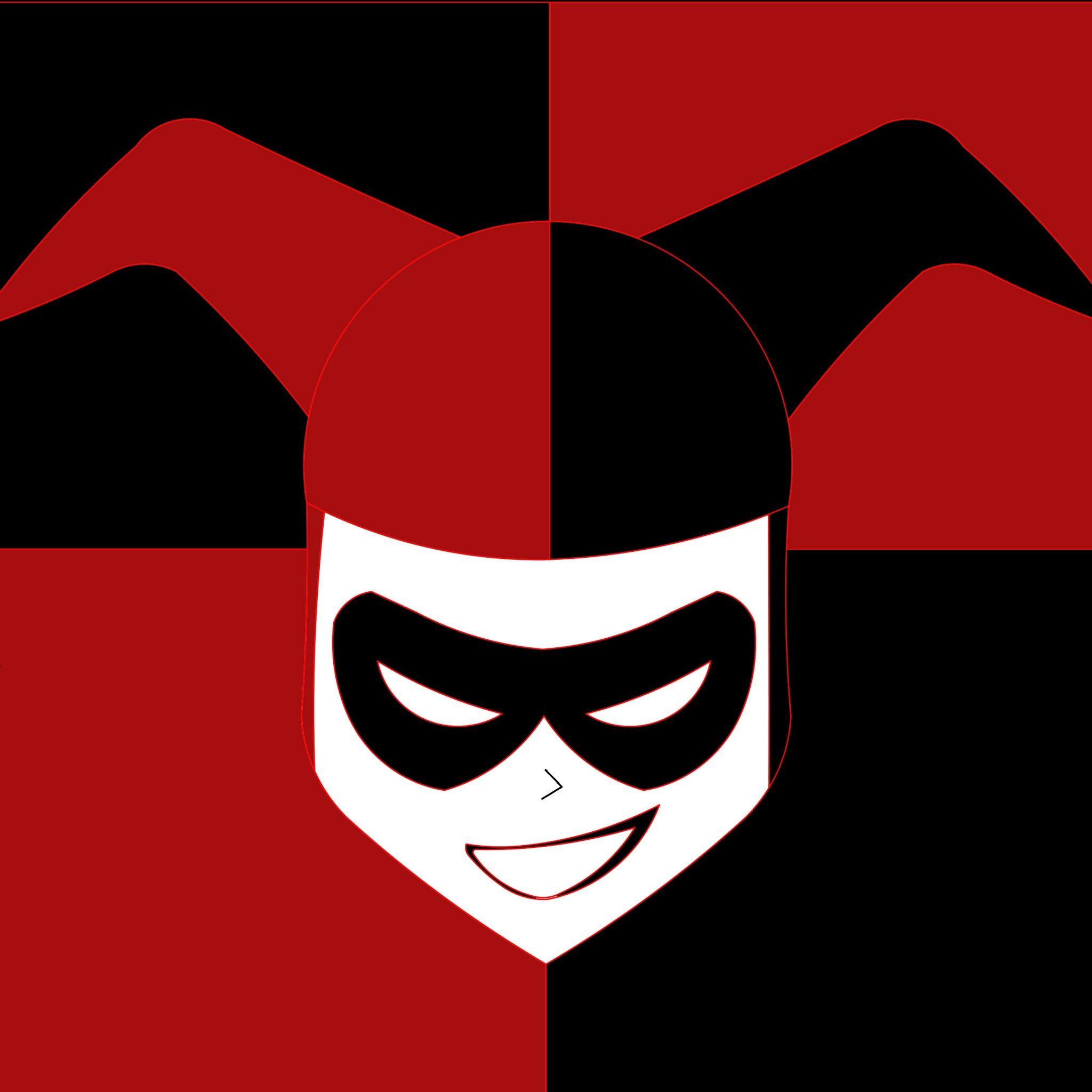 Harley Quinn Logo - Download Harley Quinn Logo 2048 x 2048 Wallpaper