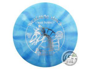 Blue Horse and Driver Logo - NEW Westside Discs Tournament Burst War Horse 170g Blue Driver Golf