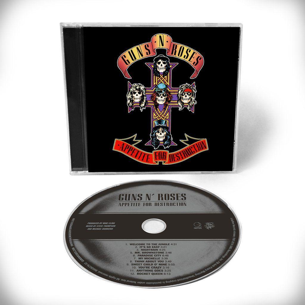 Guns N' Roses 6 Logo - Appetite For Destruction 1CD Remaster – Guns N' Roses Official Store