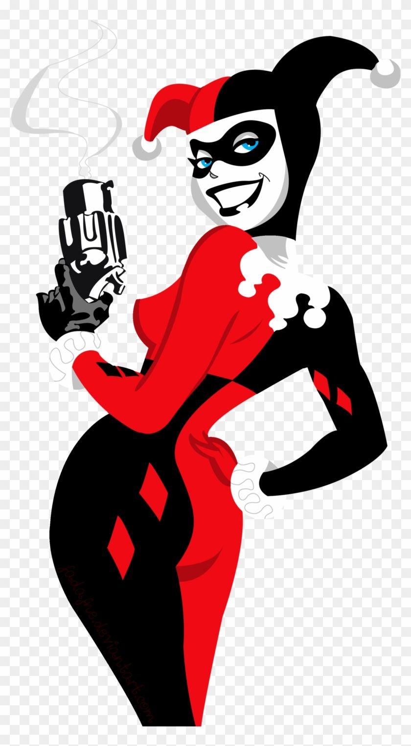 Harley Quinn Logo - Harley Quinn Clipart Logo Quinn Gun Comic