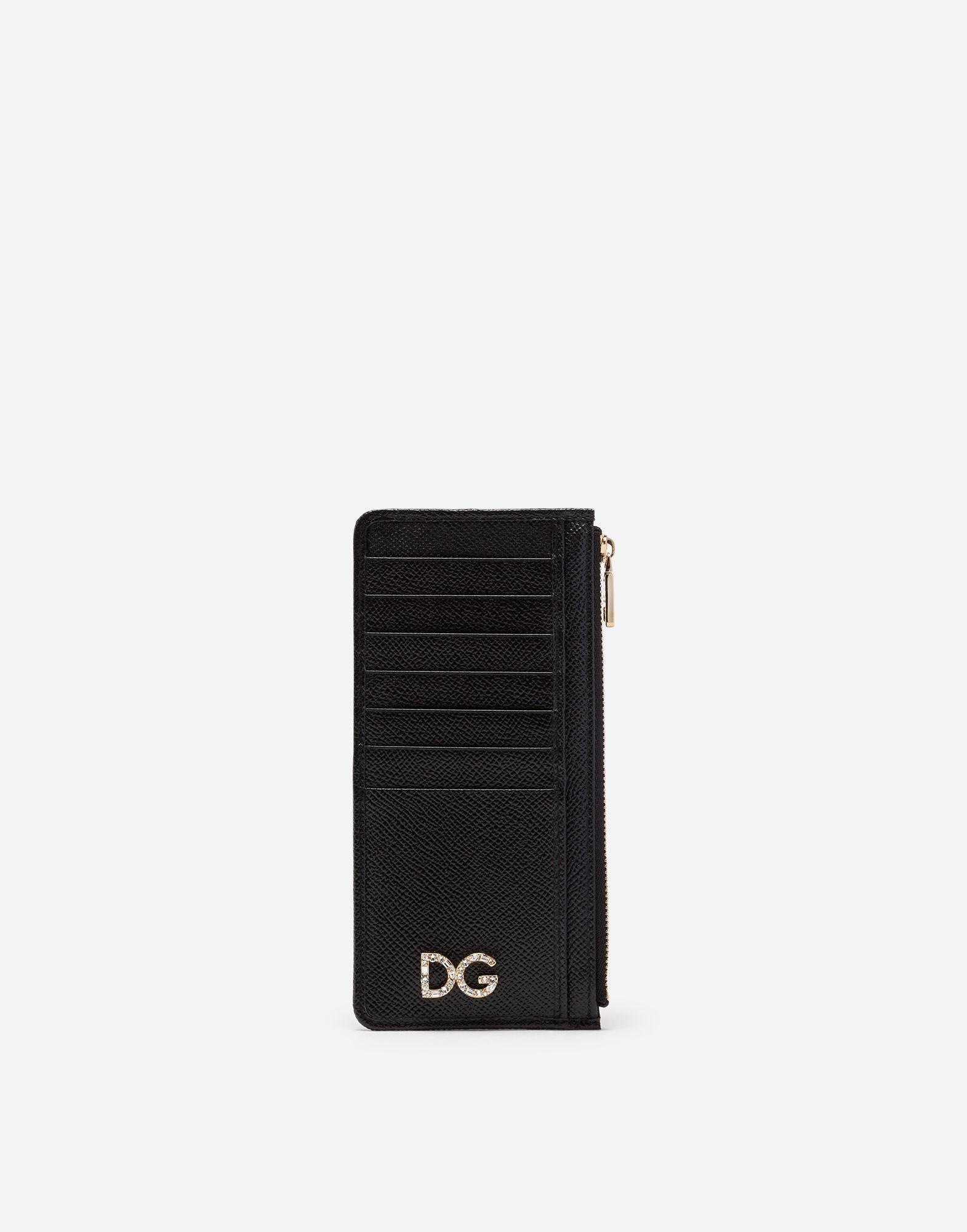 Vertical Credit Card Logo - Lyst - Dolce & Gabbana Vertical Credit Card Holder In Dauphine ...