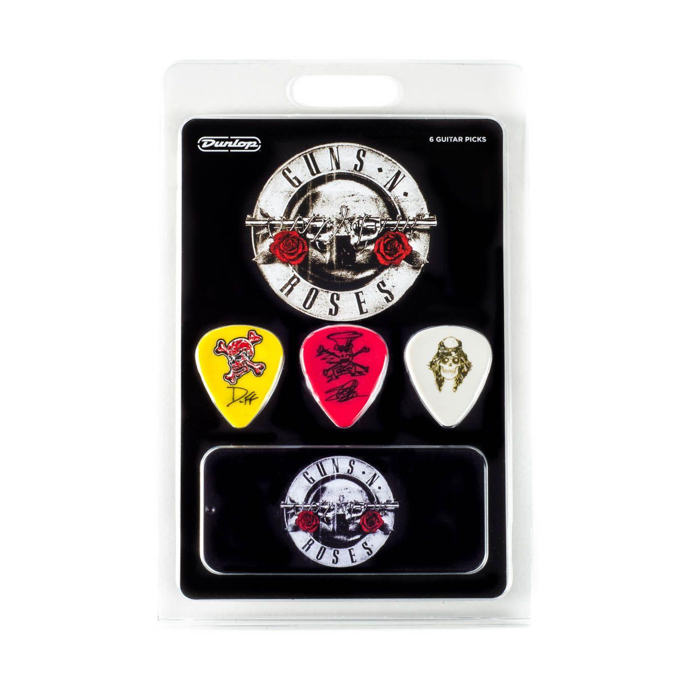 Guns N' Roses 6 Logo - GUNS N' ROSES PICK TIN