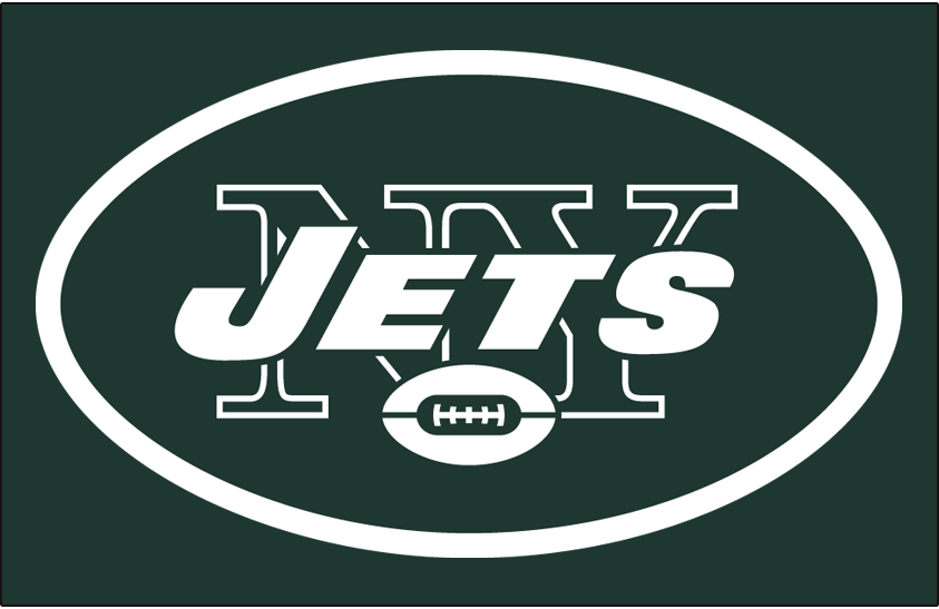NFL Jets Logo - New York Jets Primary on Dark Logo Football League NFL