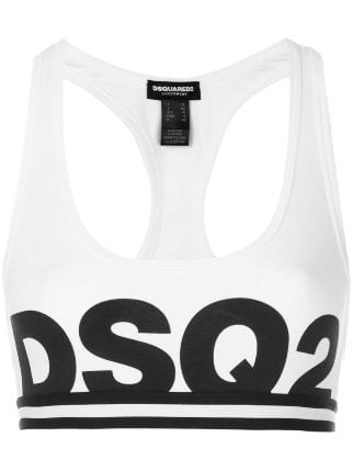 DSQUARED2 Logo - Dsquared2 logo sports bra $140 - Buy Online AW17 - Quick Shipping, Price