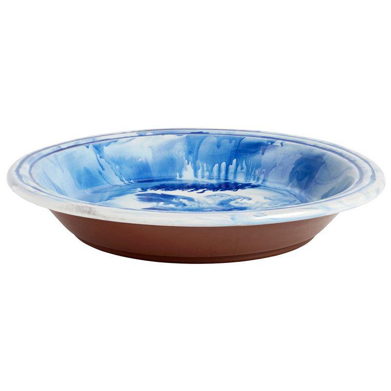 Swirling Blue Oval Logo - Hay Swirl bowl, blue | Finnish Design Shop