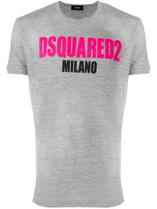 DSQUARED2 Logo - Dsquared2 logo print T-shirt $178 - Buy AW18 Online - Fast Global ...