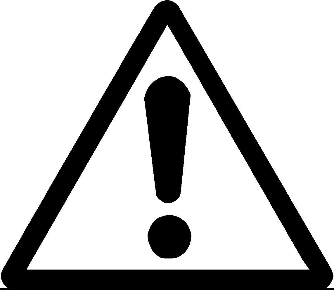 Warning Logo - Warning Black And White images - Clip Art Library