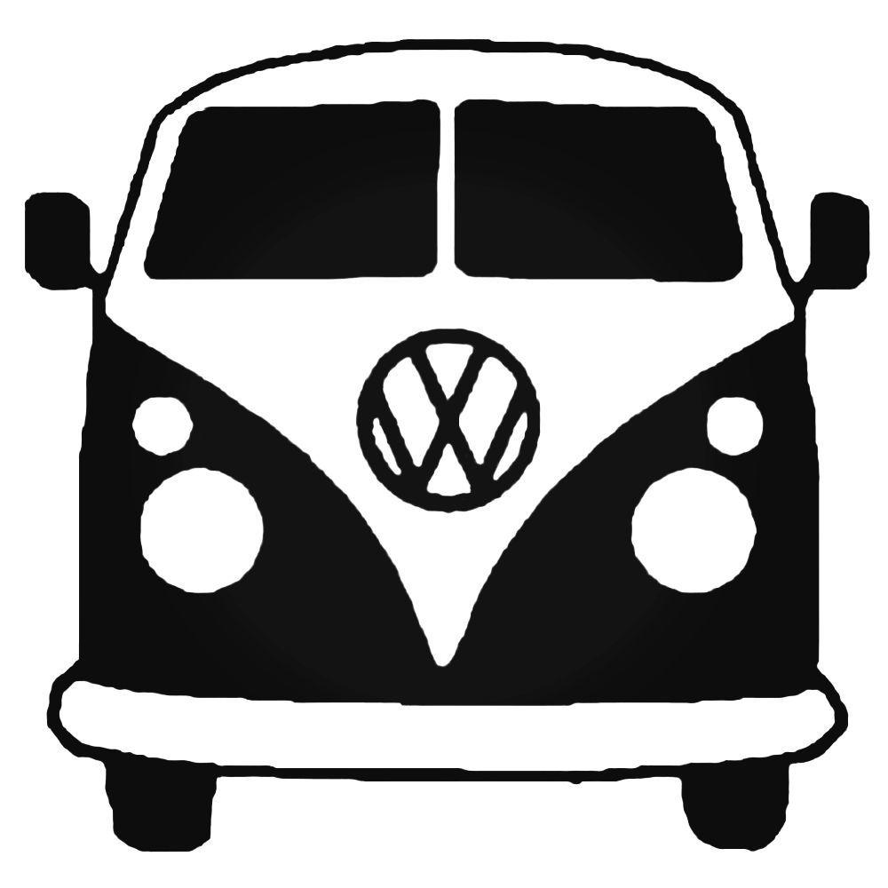 VW Van Logo - Vw Van Front V1 Decal Sticker
