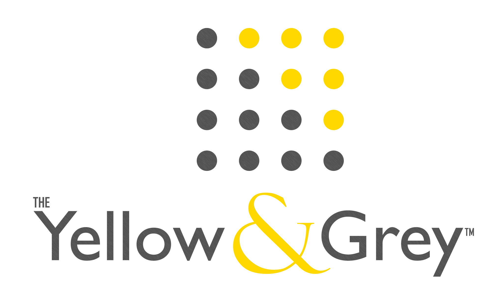 Grey Yellow Circle Logo - The Yellow & Grey