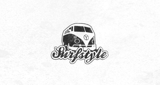 VW Van Logo - Surfstyle Volkswagen Van. Logo Design. The Design Inspiration