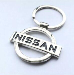 Nissan Car Logo - NISSAN 3D Chrome Metal Car Logo Keyring Key Fob Keychain | eBay