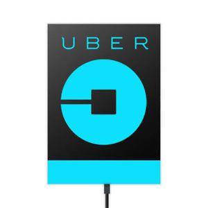 New Uber Driver Logo - New UBER Logo Illuminated Glowing Blue Decal Rideshare Drivers