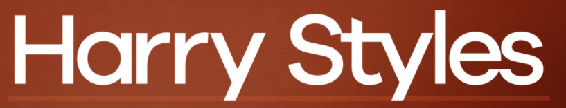 Harry Styles Logo - harry styles font??? - forum | dafont.com