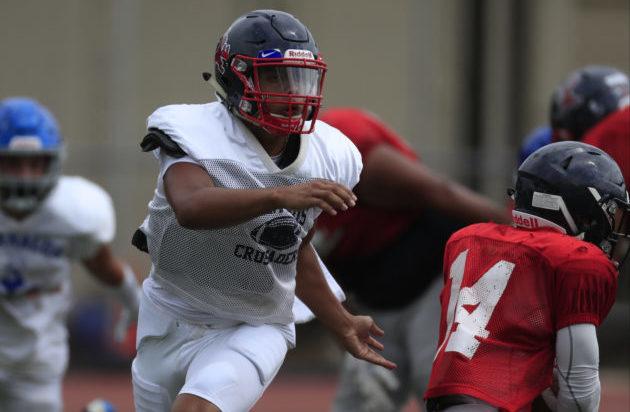 Saint-Louis Crusaders Logo - PREPPING for 2018: St. Louis Crusaders – Hawaii Prep World