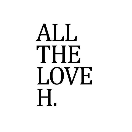 Harry Styles Logo - HARRY STYLES - ALL THE LOVE