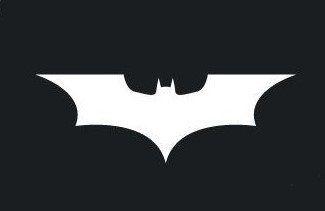 Dark Knight Bat Logo - CMI186 Batman Begins / The Dark Knight Vinyl Decal