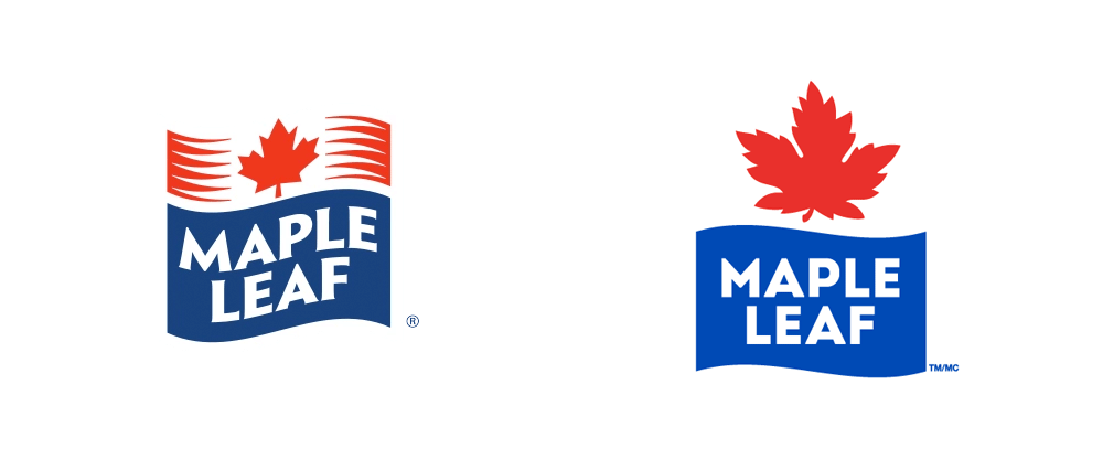 New Leaf Logo - Brand New: New Logo and Packaging for Maple Leaf Foods