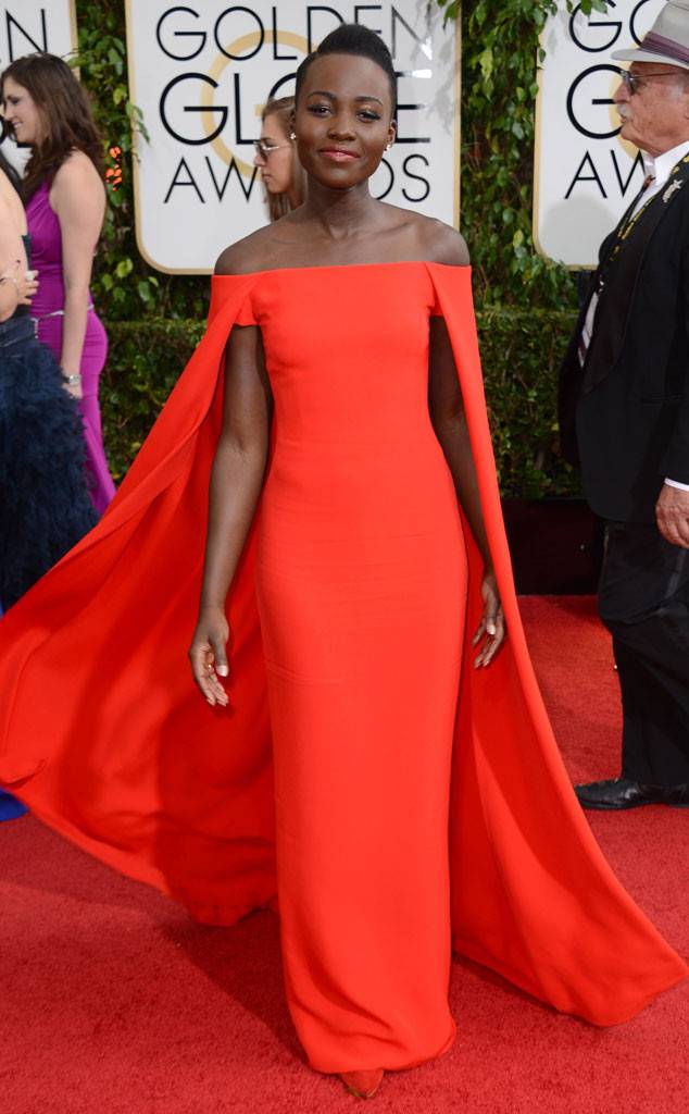 2014 Golden Globes Logo - Lupita Nyong'o from Best Dressed at the 2014 Golden Globe Awards. E