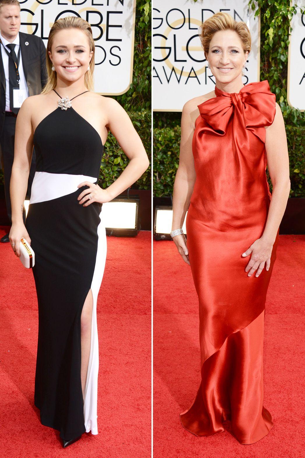 2014 Golden Globes Logo - Hayden Panettiere, Edie Falco Buy Their Own Golden Globes Gowns ...