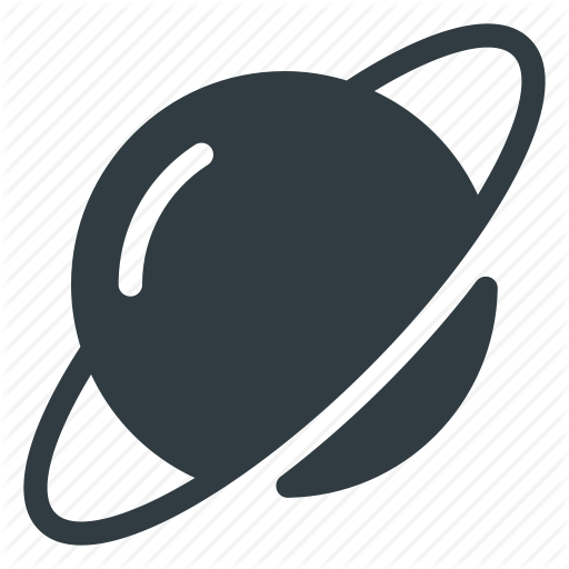 Planet Saturn Logo - Planet, ring, saturn, solar, space, system icon