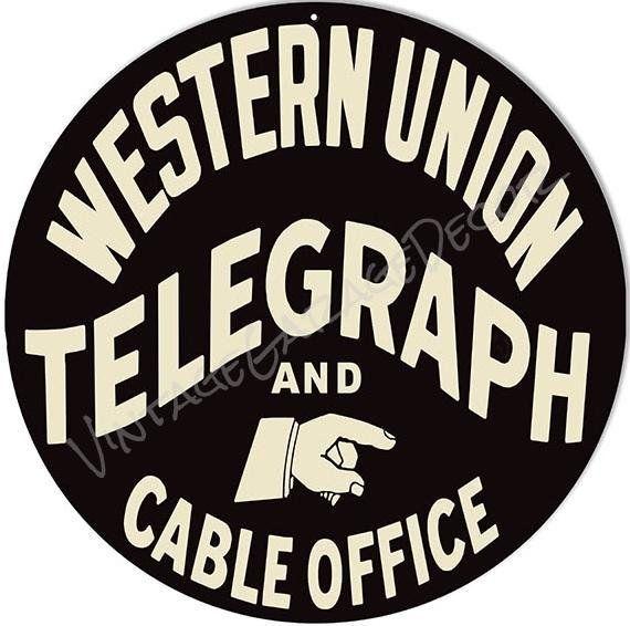Old Western Union Logo - Vintage Style 