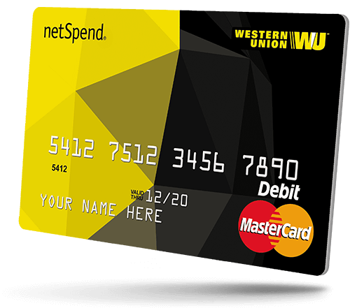 Old Western Union Logo - Western Union® NetSpend® prepaid MasterCard®. Western Union US