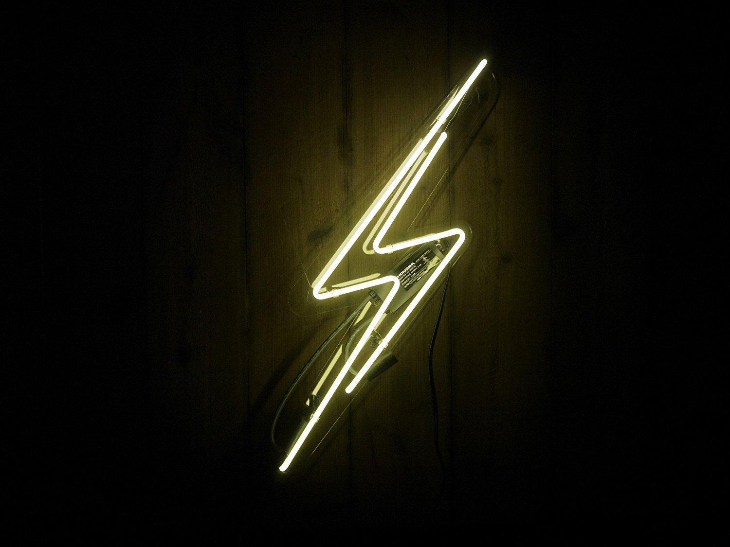 Lightning Bolt Sport Logo - 2019 New 20x16 Lightning Bolt Acrylic Panel Neon Sign Man Cave Signs ...