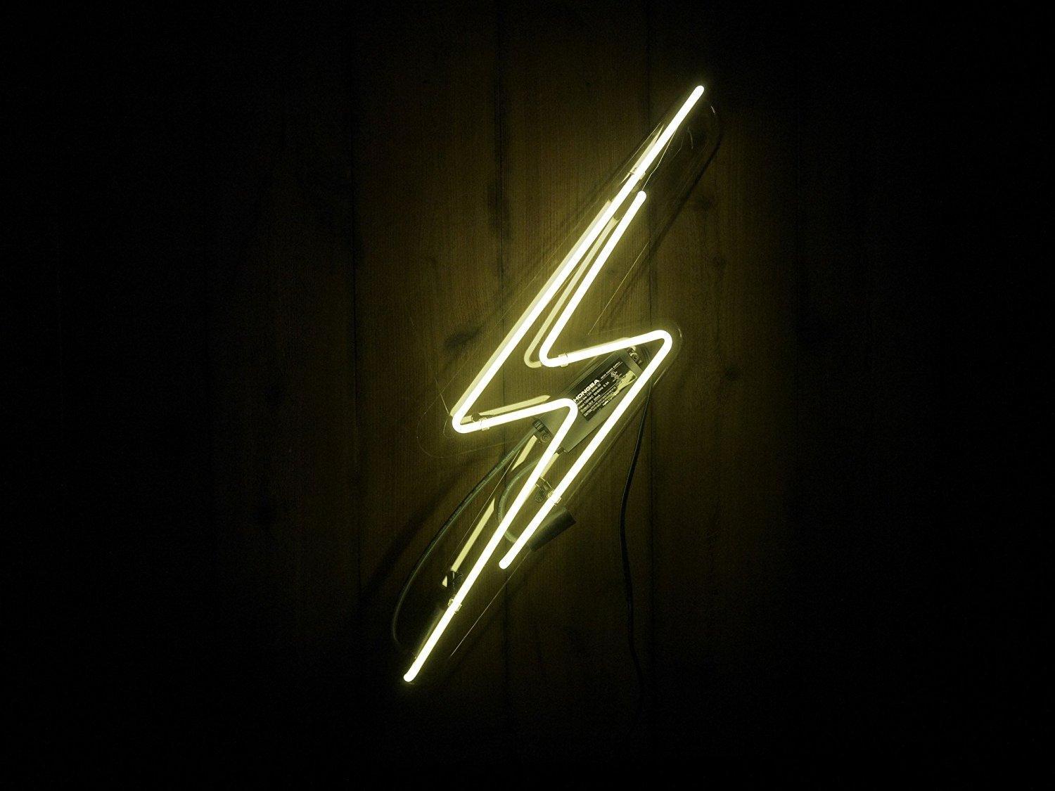 Lightning Bolt Sport Logo - New 20x16 Lightning Bolt Acrylic Panel Neon Sign Man Cave Signs