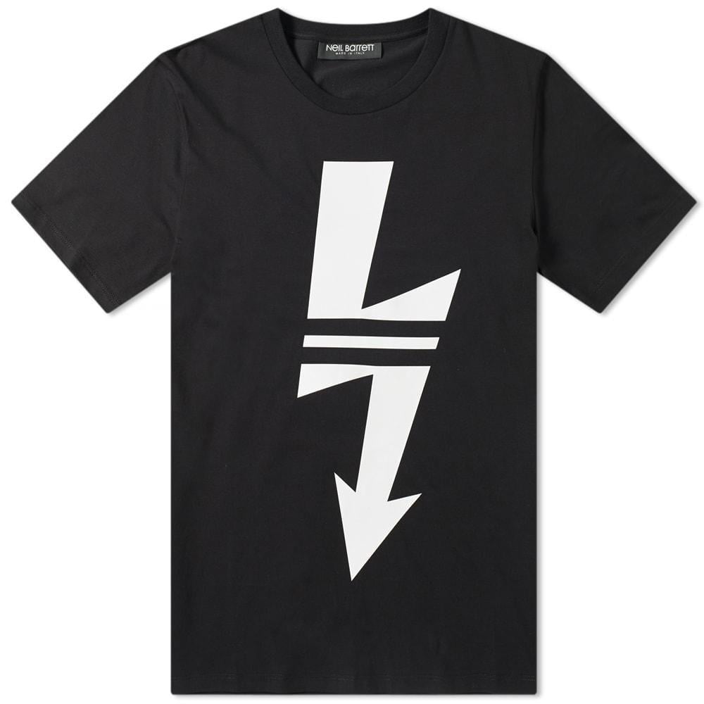Lightning Bolt Sport Logo - Neil Barrett Lightning Bolt Sport Tee in Black for Men - Lyst