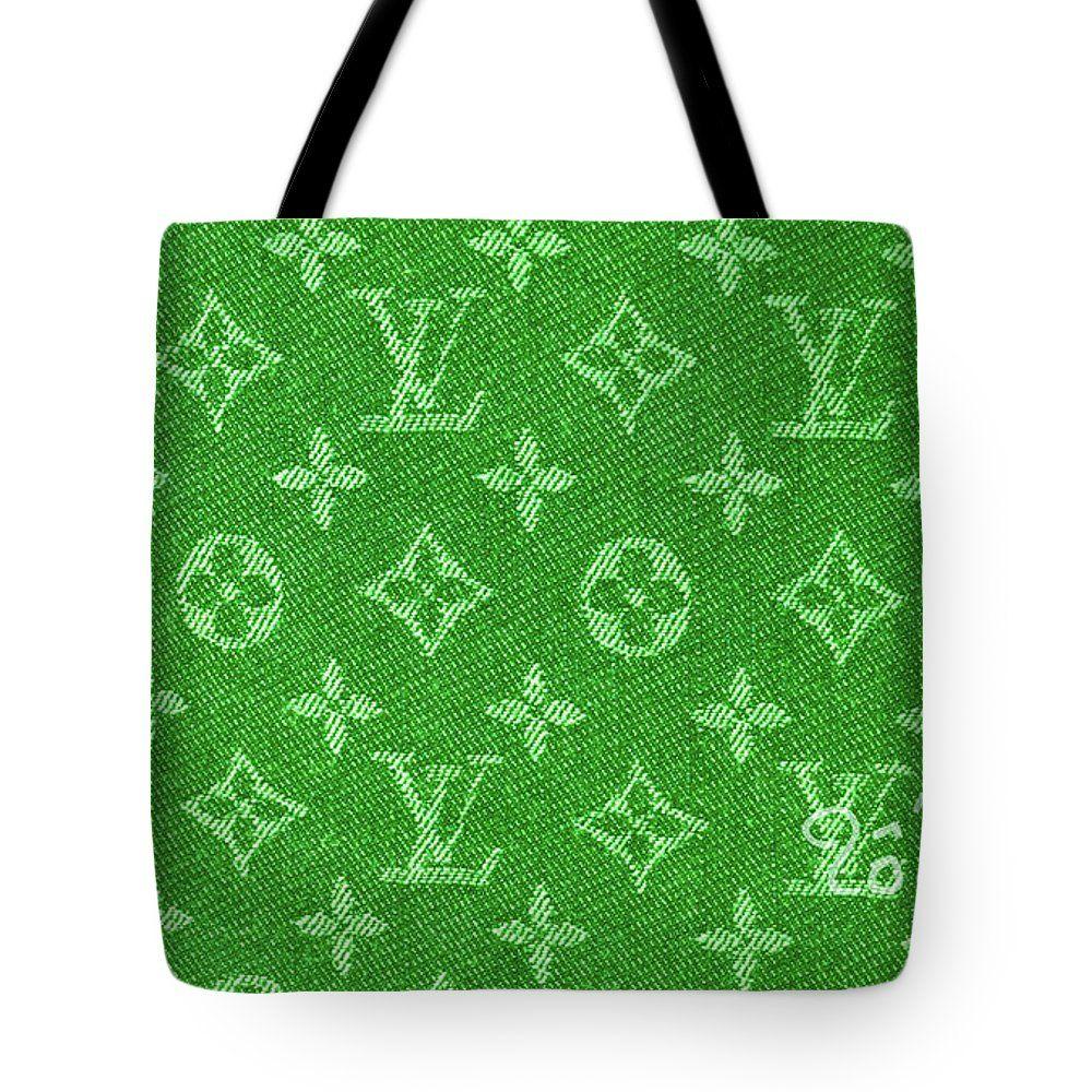 Louis Vuitton Green Logo - Louis Vuitton Fabric Green Monogram Tote Bag By To Tam Gerwe