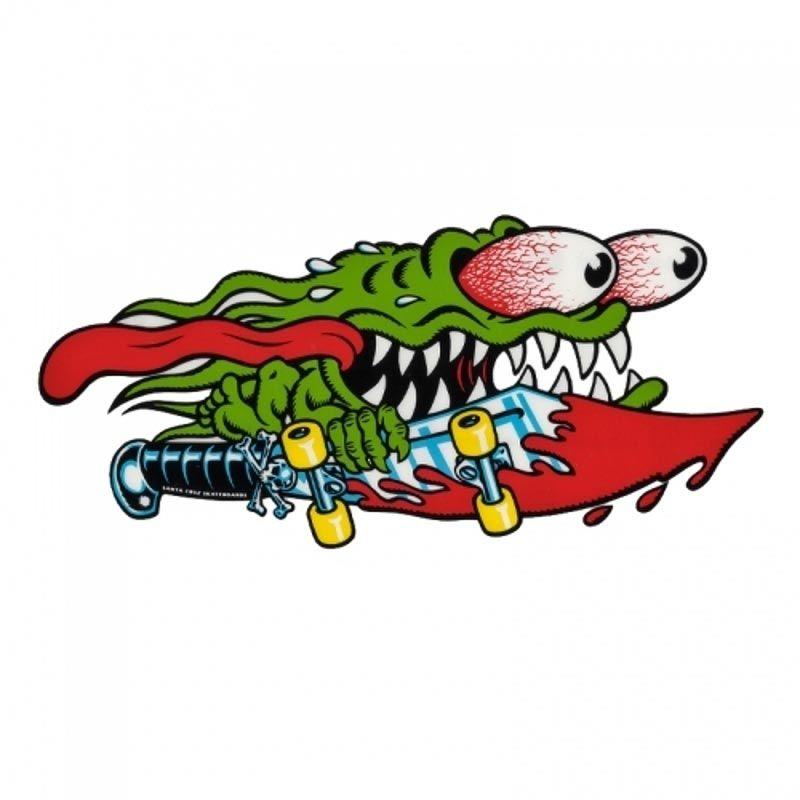 Santa Cruz Skateboards Logo - Santa Cruz Skateboard Sticker Slasher Sword 6