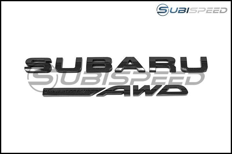 2015 WRX Black Logo - Subaru OEM Black Symmetrical AWD Badge - 2015+ WRX / 2015+ STI ...