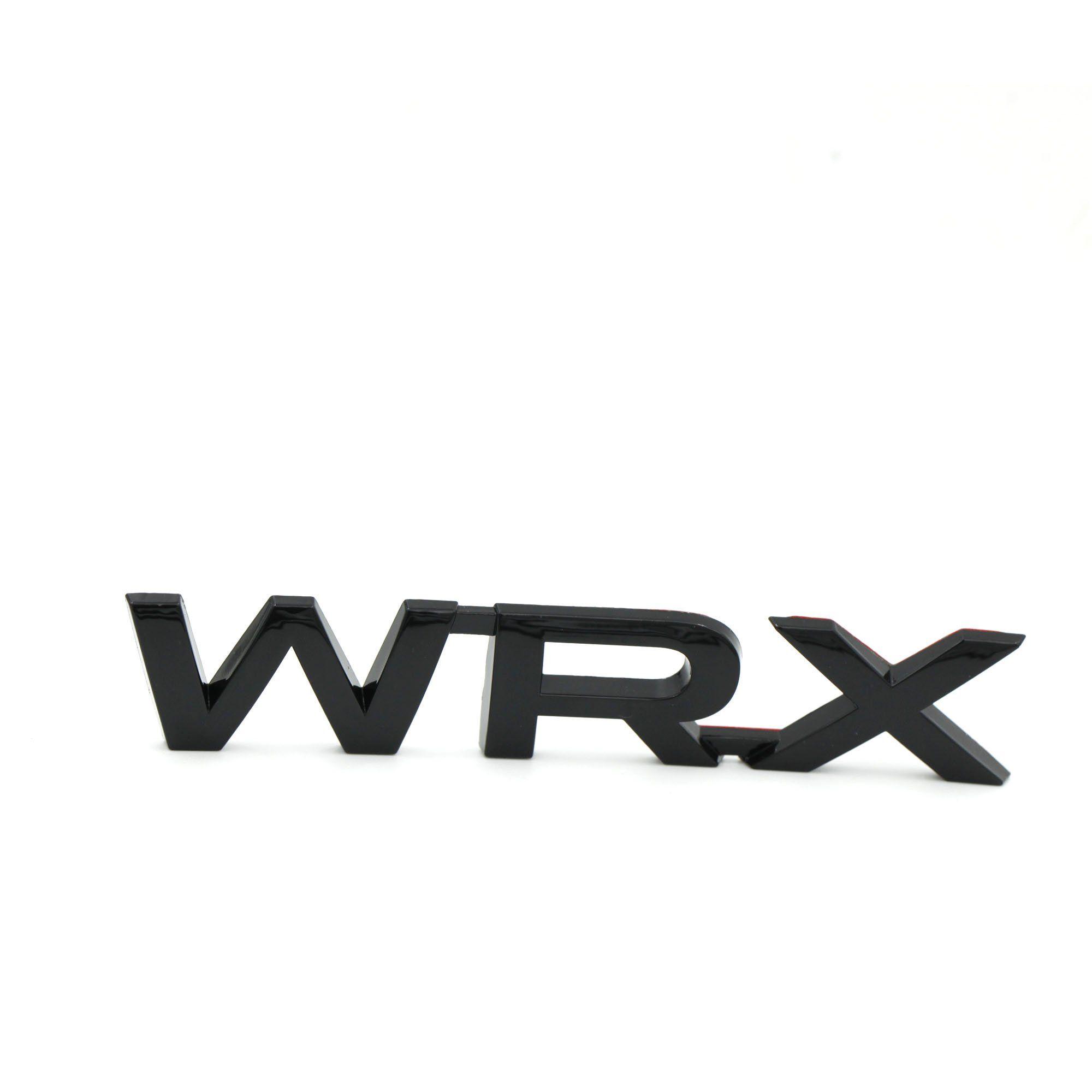 2015 WRX Black Logo - WRX Trunk Badge Gloss Matte Black WRX