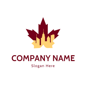 Red Maple Leaf Company Logo - Free Maple Leaf Logo Designs | DesignEvo Logo Maker
