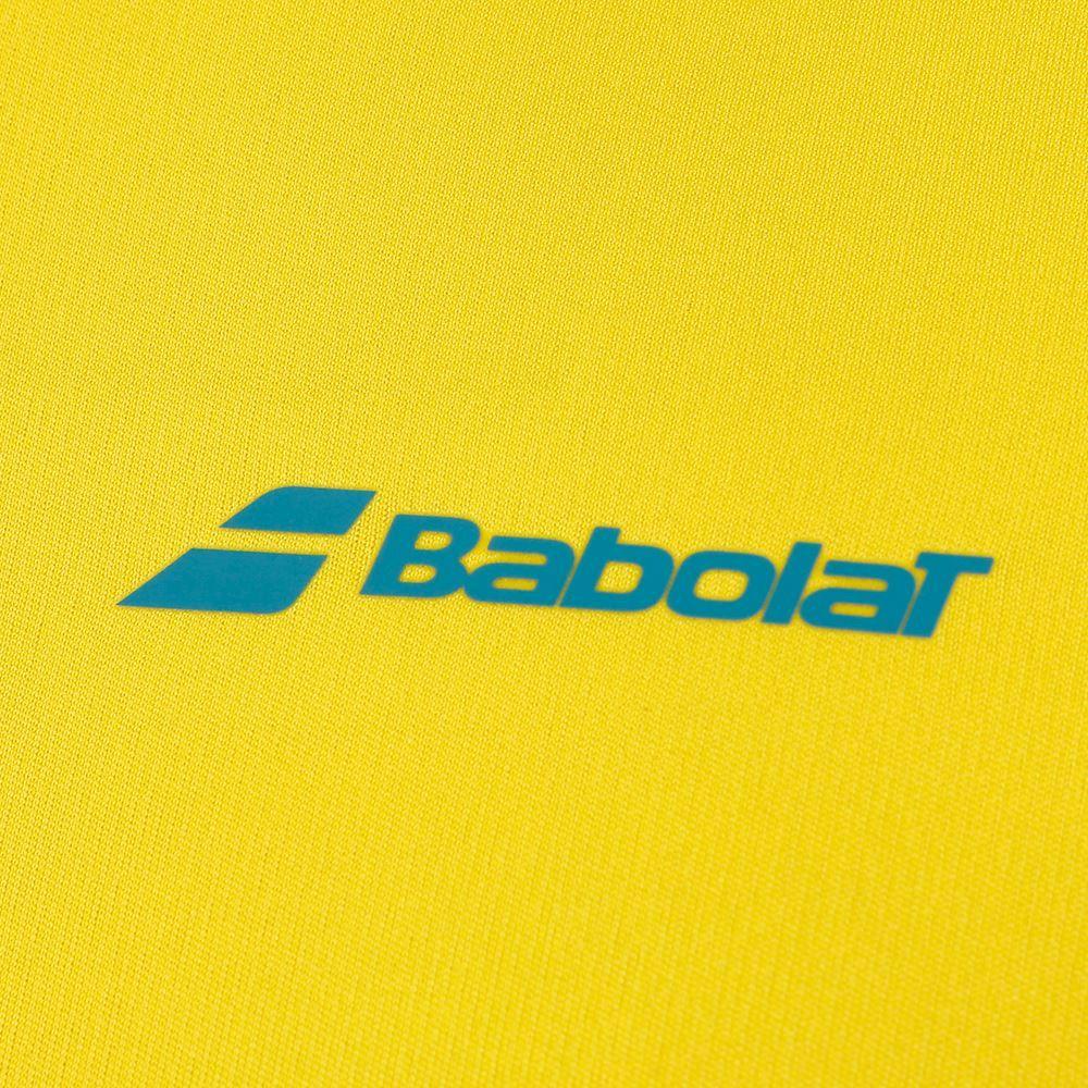 Dark Blue and Yellow Logo - Babolat Performance Crew Neck T Shirt Men, Dark Blue Buy