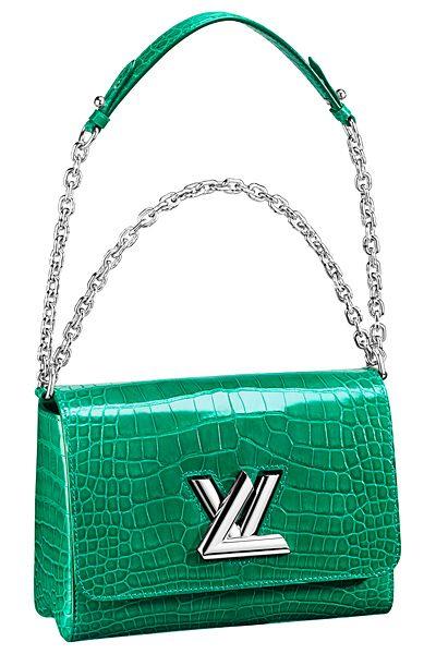 Louis Vuitton Green Logo - Louis Vuitton Spring / Summer 2015 Bag Collection featuring new ...